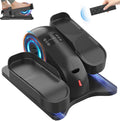 Under Desk Elliptical Machine Ellipse Leg Exerciser While Sitting for Seniors with 12 Adjustable Speed Quiet & Portable Seated Pedal Exerciser with Remote Control