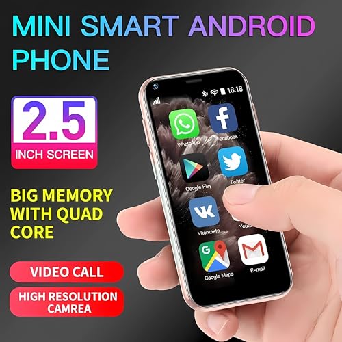 Mini Smartphone 3G Unlocked Android 6.0 Dual SIM 1GB RAM 8GB ROM C823