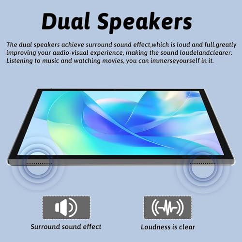 Tablet 10 Inch with Keyboard, 8GB RAM 64GB ROM K6429
