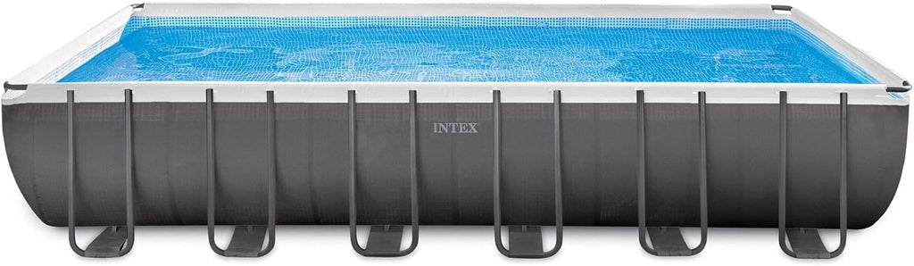 Rectangular Above Ground Pool Set with Sand Filter Pump H19291