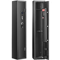 VEVOR 6-8 Rifles Gun Safe, Rifle Safe with Fingerprint & Digital Keypad Lock, Gun Storage Cabinet for Shotguns with Built-in Storage Locker, Removable Storage Shelf for Home Long Gun and Pistols