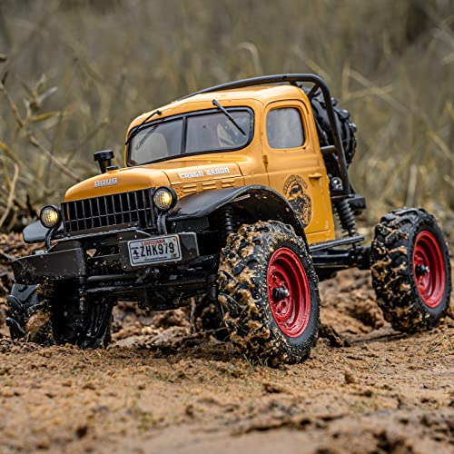 1/24 Scale 4WD Offroad RC Crawler Car Yellow N341
