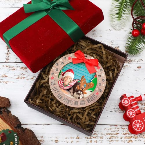 24 Pcs Christmas Photo Ornament Frames for Baby First Christmas Tree Keepsake K3591