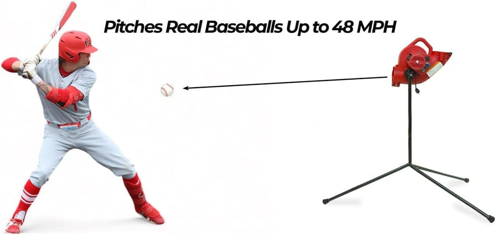 2-in-1 Baseball Pitching Machine & Training Tool Q97675