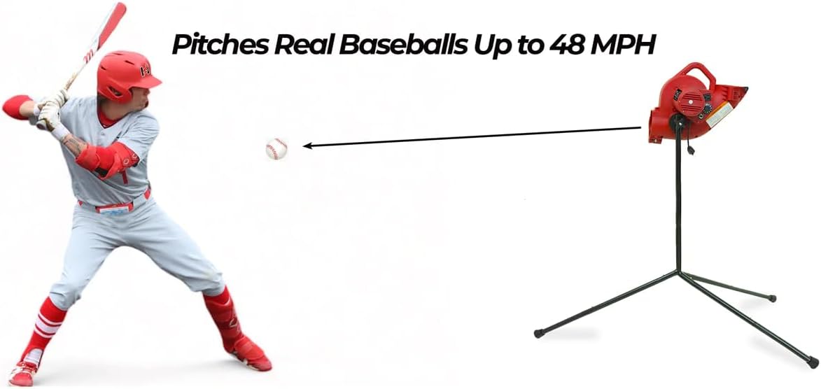 2-in-1 Baseball Pitching Machine & Training Tool Q97675