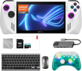 ASUS ROG Ally 2TB SSD Gaming Handheld 7-inch Touchscreen 120Hz FHD 1080p AMD Ryzen Z1 Extreme Processor, Black Ice Wireless Pro Controller, Hub, 128GB MicroSD, Keyboard & Mouse, 8 in 1 Bundle