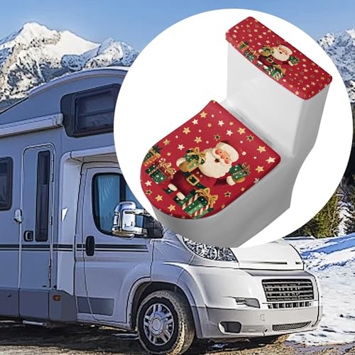 Christmas Toilet Lid and Tank Cover Set for Bathroom Decor K51670