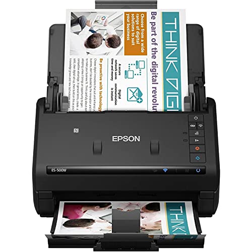Wireless Color Duplex Desktop Document Scanner with Auto Document Feeder A1004