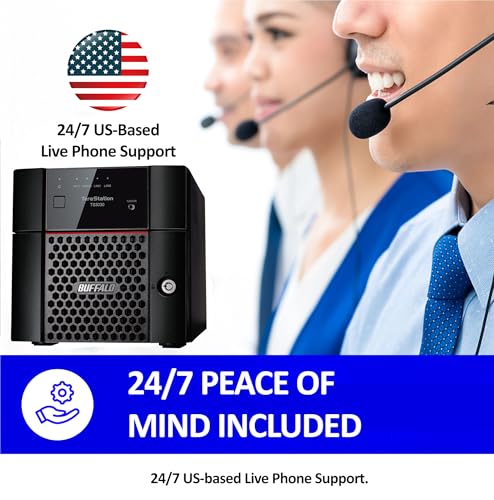 2-Bay 4TB Desktop NAS with Hard Drives Included B985014