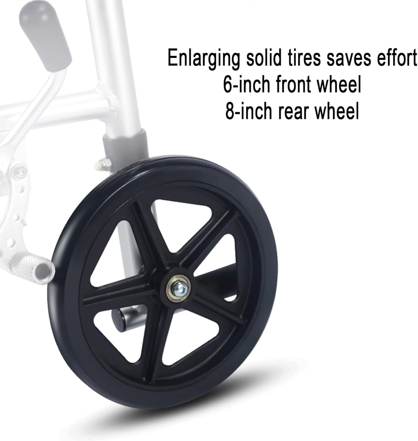 Shower Wheelchair with Wheels, Portable Commode Chair for Elderly S795