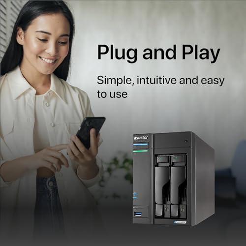 4-Bay NAS, Quad-Core 2.0GHz, Dual 2.5GbE, 4GB DDR4 C52841