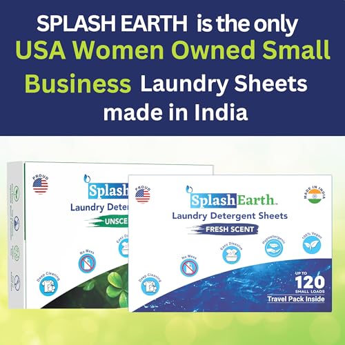 Laundry Detergent Sheets, Fresh Linen, 120 Loads E435326
