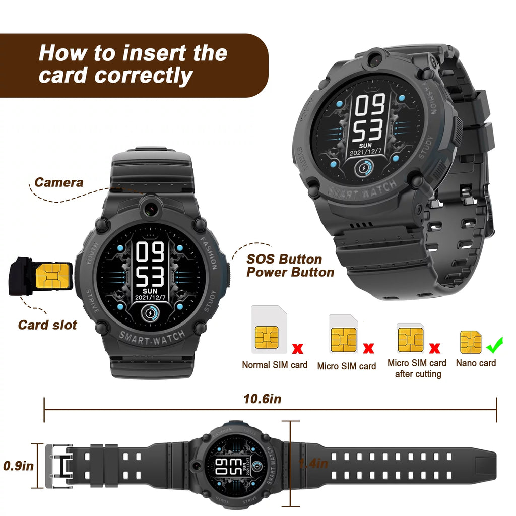 Smart Watch for Kids with 4G GPS Video Call X6728
