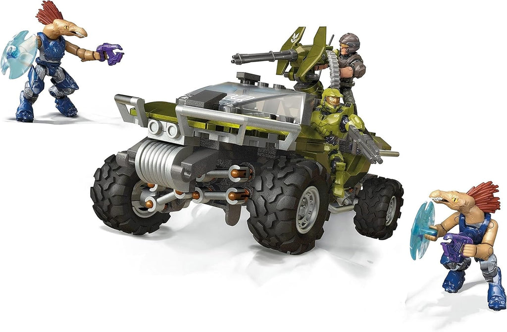 Halo Warthog Rally Vehicle Construction Set with Master Chief Figure D5738