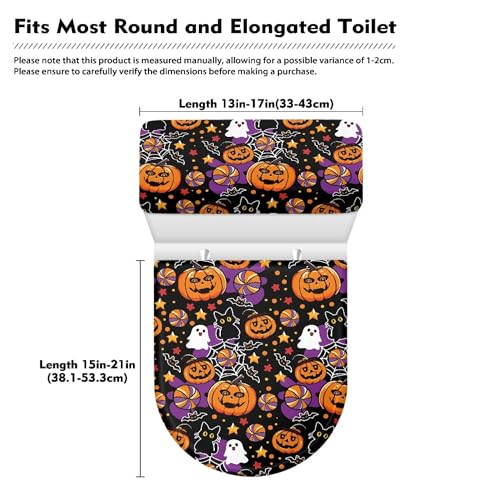Christmas Toilet Lid and Tank Cover Set for Bathroom Decor K51670