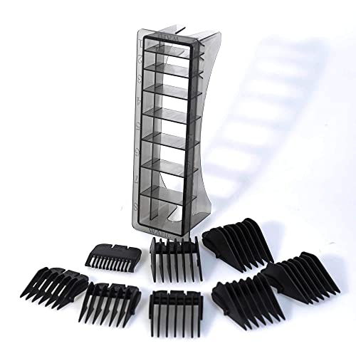 Taper Attachment Comb Set 8 Piece 1/8 to 1 Inch with Storage Caddy Q63960