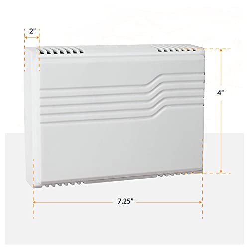 Wired Doorbell Chime Kit with Transformer and Lighted Push Button, White R99846