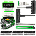 Tire Repair Kit 86-Piece Heavy Duty Tubeless Tire Plug Tools for Car Motorcycle ATV UTV RV Trailer X26941