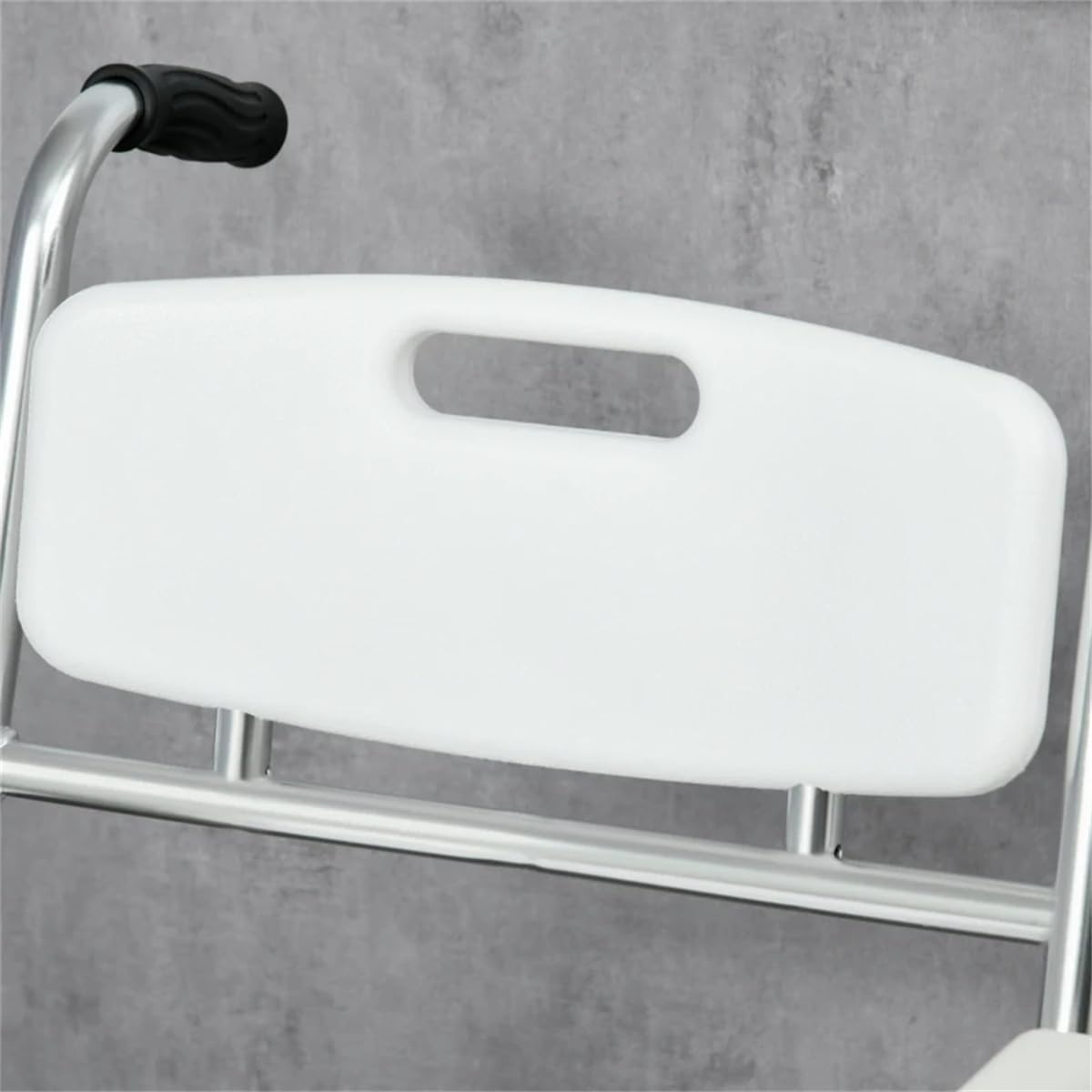 Waterproof Rolling Shower Commode Wheelchair with Padded Seat N245