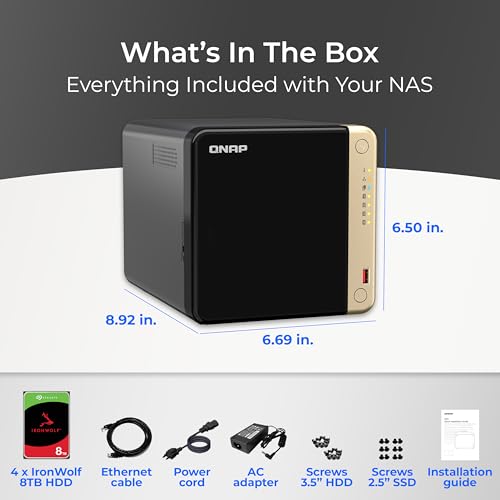 4 Bay Desktop NAS with Intel Celeron Quad-core Processor and Dual 2.5GbE S510