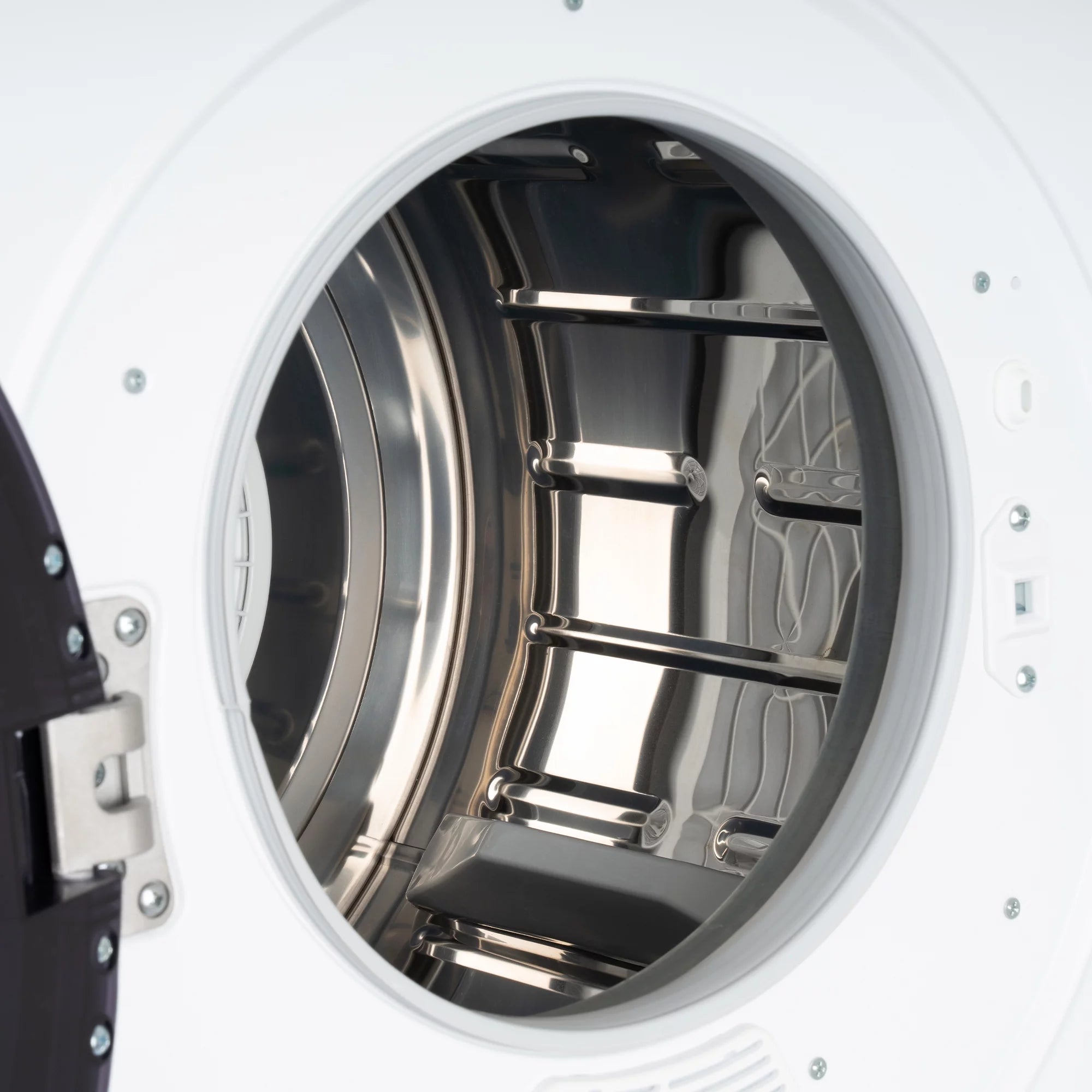 Portable Laundry Dryer with Easy Knob Control, Stainless Steel, Wall Mount Kit Included U8593