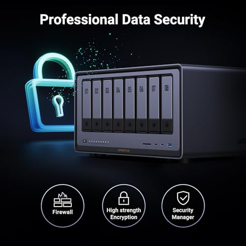 8-Bay Desktop NAS with Intel i5, 8GB DDR5 RAM, 10GbE, Diskless S602