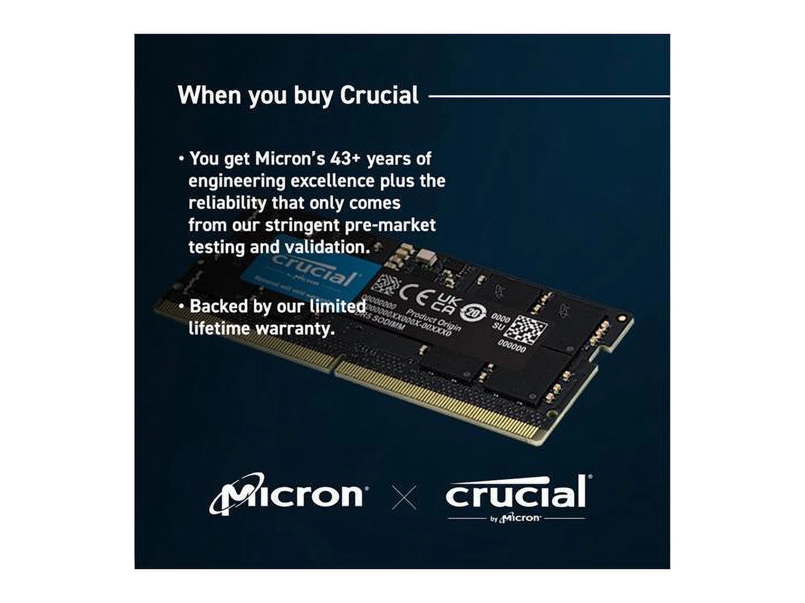 64GB DDR5 4800MHz SODIMM Dual-Rank Memory Kit U344355