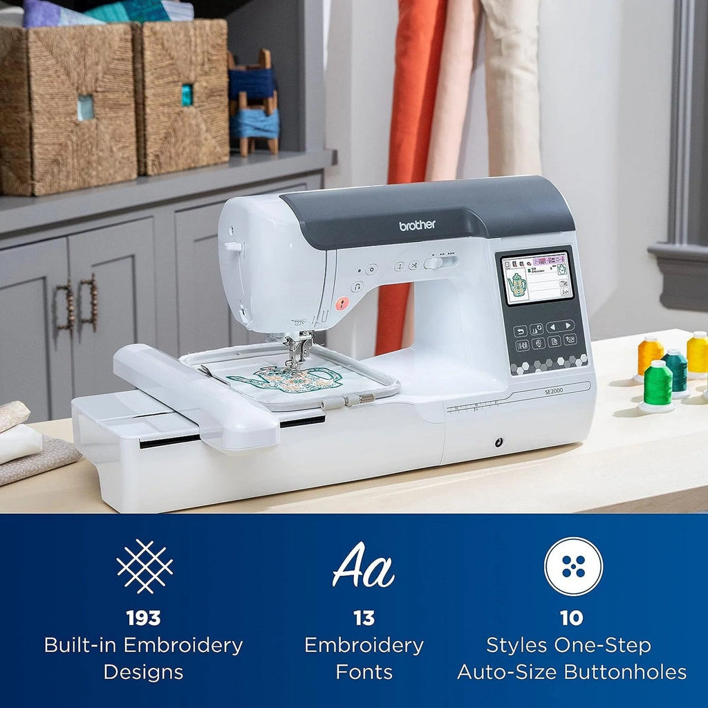 Sewing & Embroidery Machine with Deluxe Bundle G59381
