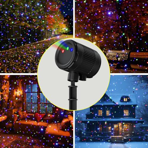 Laser Christmas Projector Lights Outdoor with Remote, Waterproof D5764