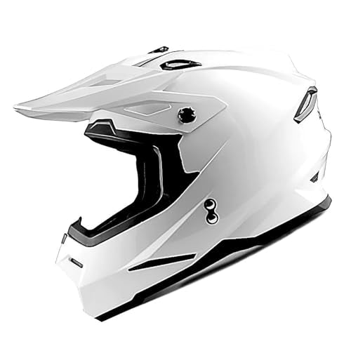 Adult Motocross Helmet Full Face Racing Style Matt Black D9788