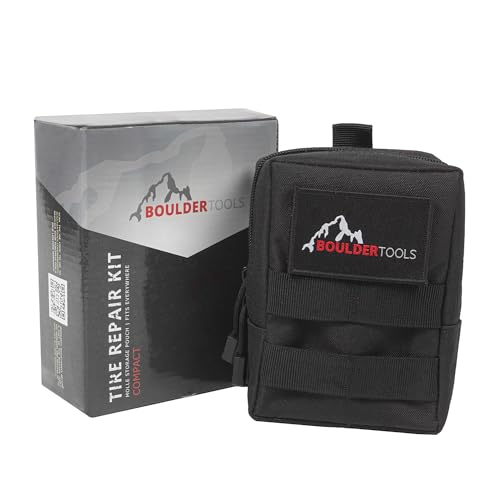 Compact Tire Repair Kit with Molle Storage Pouch H8773