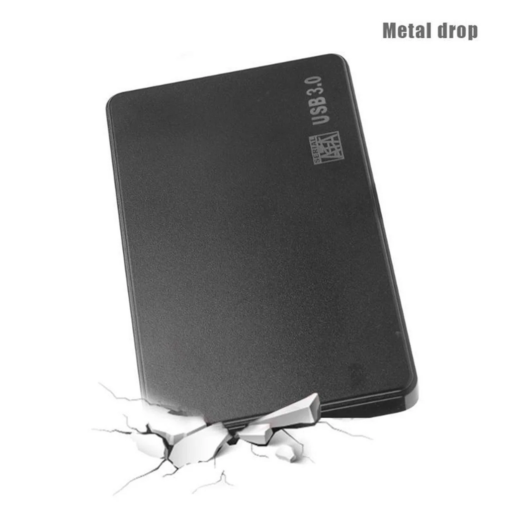 2.5in to USB 3.0 Solid State Enclosure for HDD SSD, 2-Pack with Cables, Black V82452