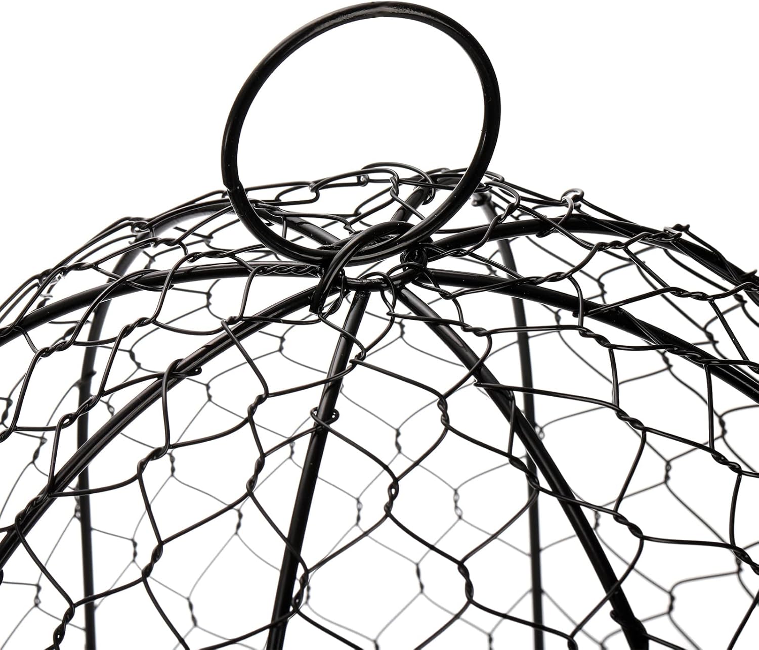 Garden Chicken Wire Cloche 16x13 Inches Black Dome Plant Protector G88980