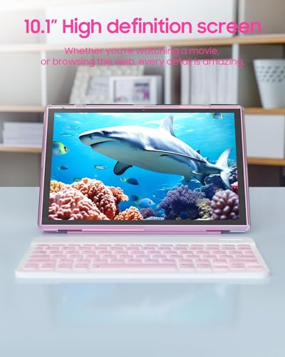 10 inch Android Tablet with Keyboard Case, 6GB RAM 32GB ROM S7781