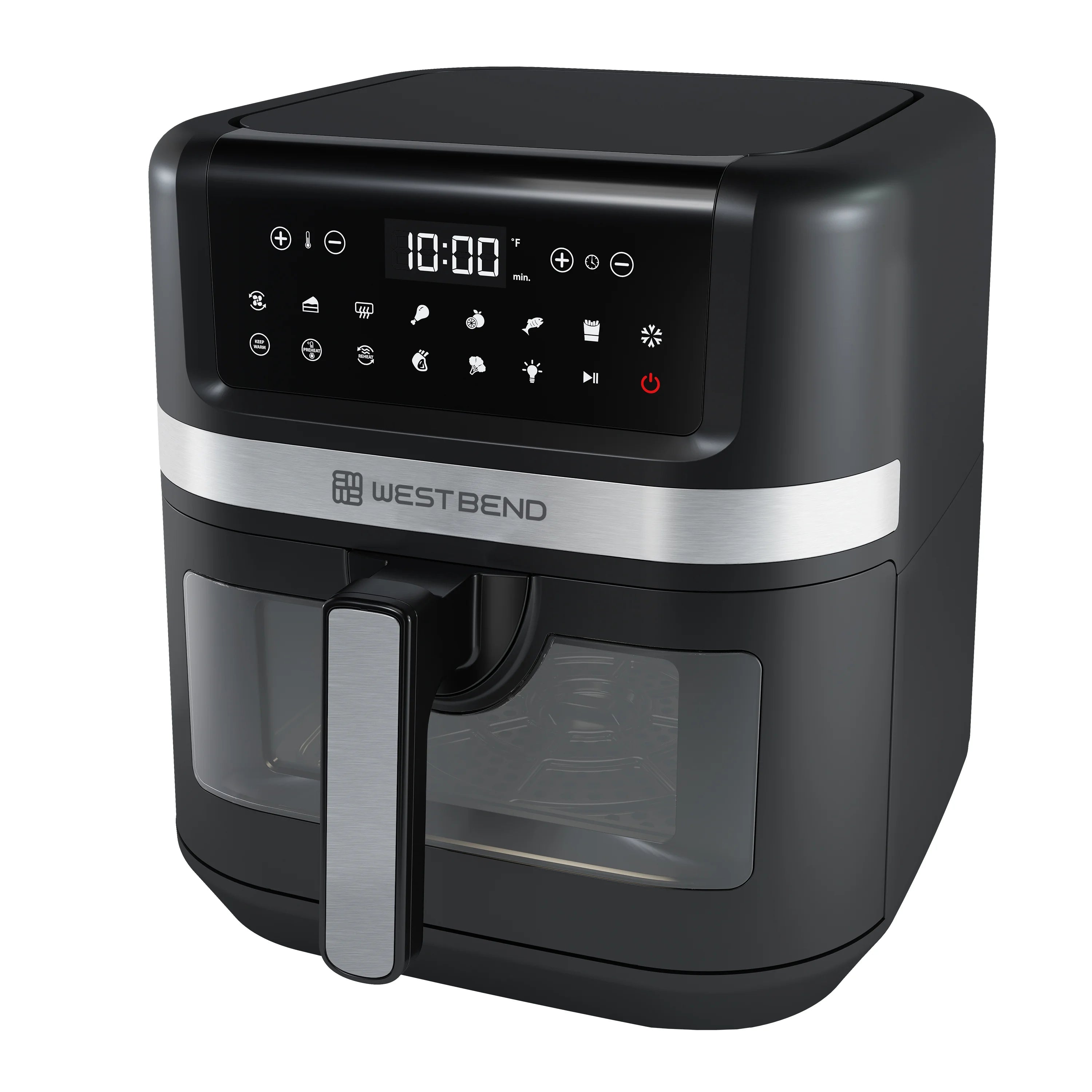 7QT Air Fryer with 13 One-Touch Presets, Black I88442