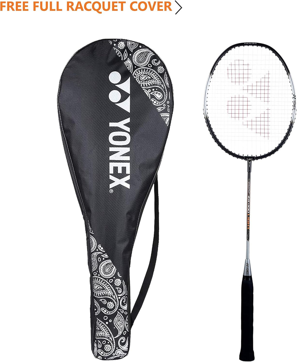 Badminton Racquet Set of 2 with Full Cover T335