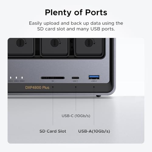 4-Bay Desktop NAS, Intel Pentium Gold 8505, 8GB DDR5, 10GbE, Diskless O5146