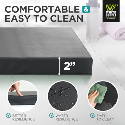 10' x 4' 4-Fold Folding Exercise Mat with Carrying Handles, 2 or 3 Inch Thick L713449