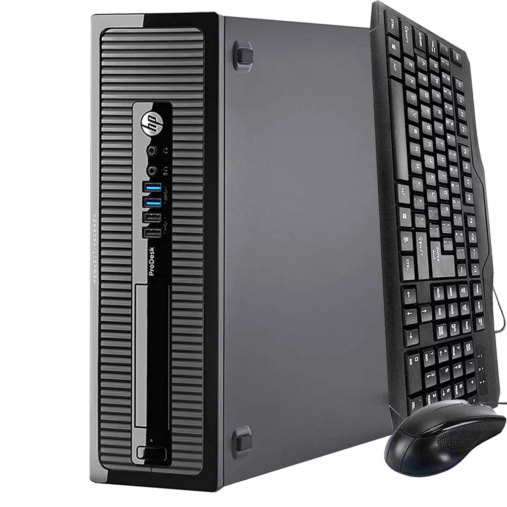 HP ProDesk 400 G1 SF Dual Core 3.4Ghz 8GB 256GB SSD Windows 10 PRO Desktop Computer PC