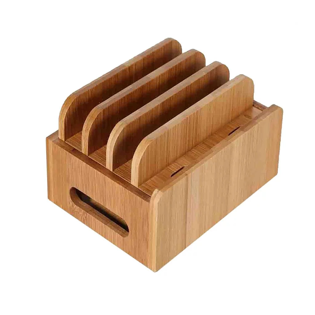 Bamboo Charging Station for Smartphones & Other Gadgets A208