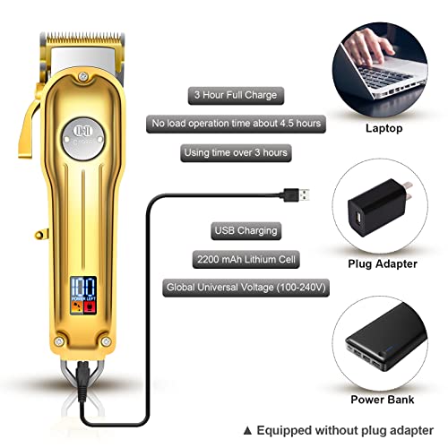 Cordless Hair Clippers for Men, Rechargeable Hair Beard Grooming Kit E222353