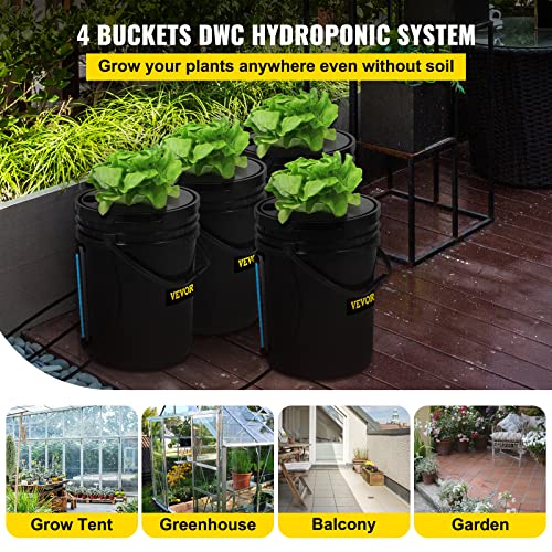 Hydroponics Grow System with Top Drip, Recirculating Deep Water Culture O89791