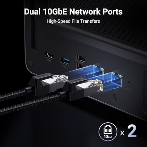 6-Bay Desktop NAS, Intel i5, 8GB DDR5 RAM, 2x 10GbE, Diskless P59161