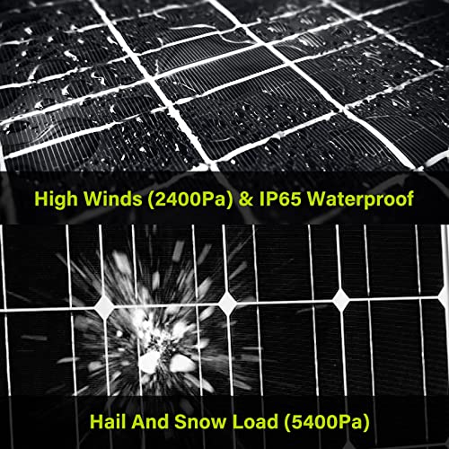 100W 12V Monocrystalline Solar Panel for RV Marine Boat Off Grid B953