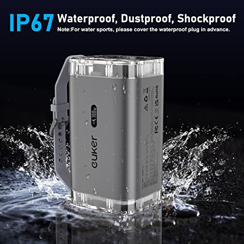 100W 40000mAh Portable Charger with 4 Ports, IP67 Waterproof G6897