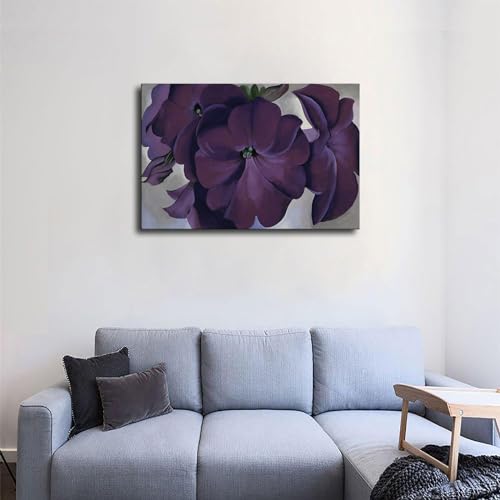 Petunias 1925 Poster HD Canvas Print Wall Art Decor 12x18inch Unframed D45487
