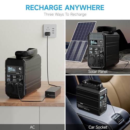 Portable Laptop Charger 31200mAh USB C Power Bank with 100W AC Outlet X64098