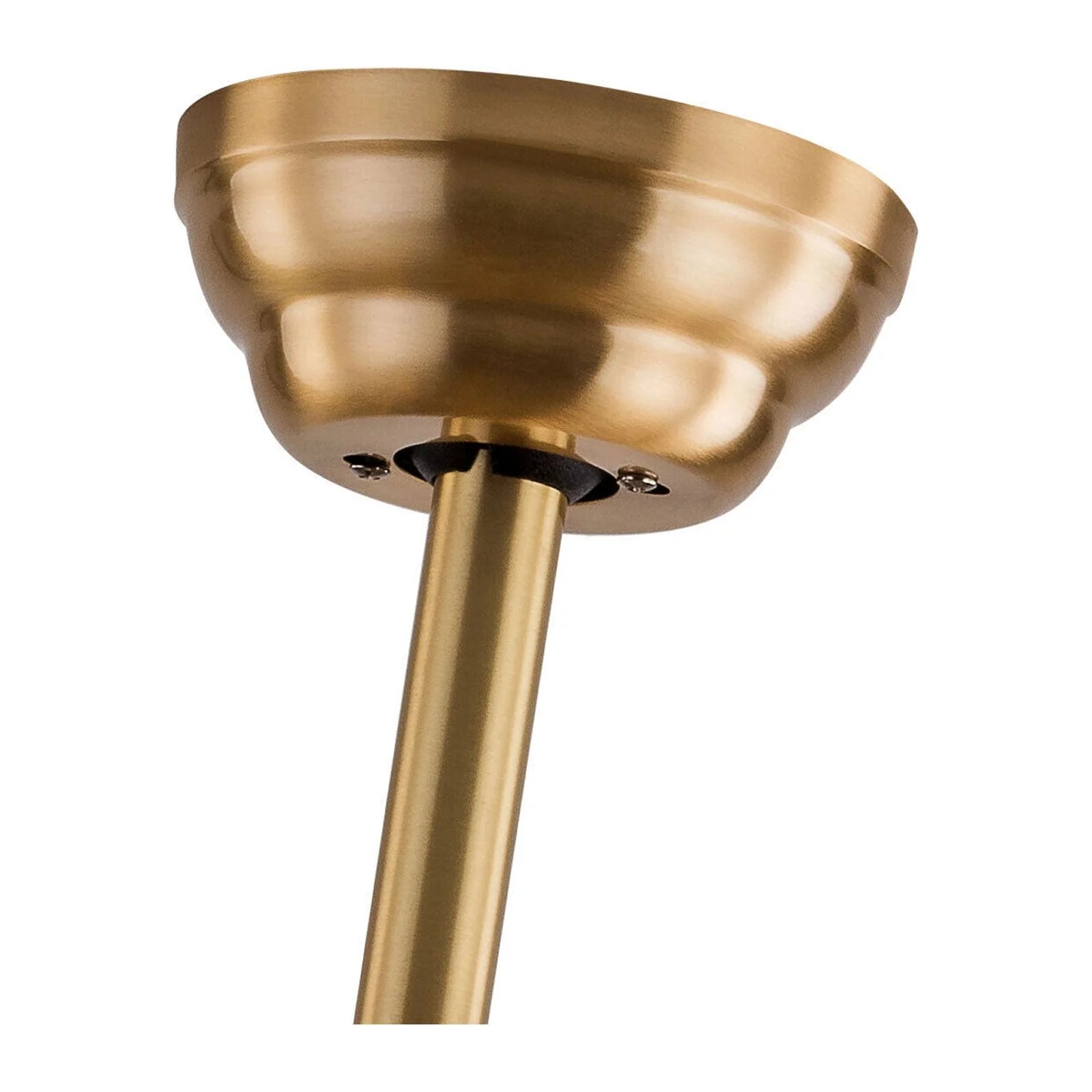 Farmhouse Ceiling Fan Light Gold With Remote Control S819588