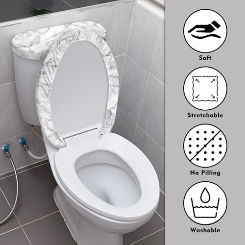 Christmas Toilet Lid and Tank Cover Set for Bathroom Decor K51670