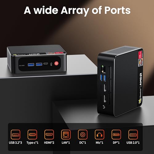 Mini PC AMD Ryzen 7 5800H 16GB RAM 1TB SSD WiFi 6 I755610